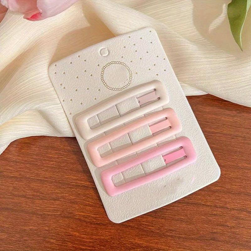 3pcs Hollow Star Snap Hair Clip Women Girls Baby Sweet Hair Clip