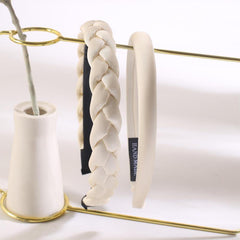 Retro Gloss Twist Headband Non slip Braided Hair Band Set