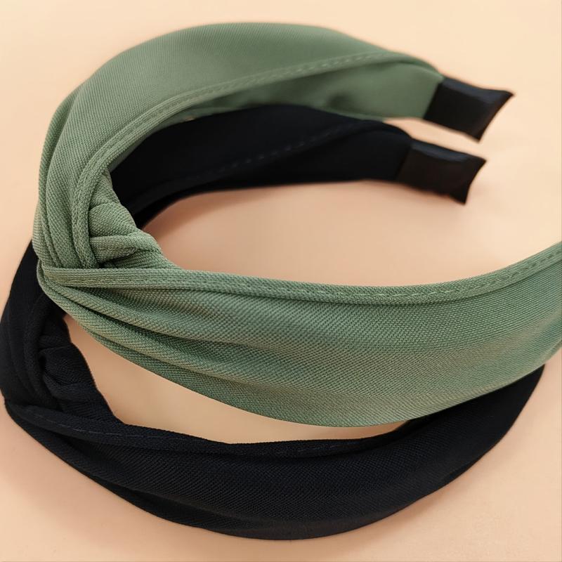 Bow Wide Yoga Non Slip Hairbands Head Hoop Elastic Hair Accessories 2pcs
