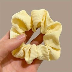 Ribbed Scrunchies Hair Tie Ponytail Holder Hair Accessories