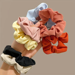 Ribbed Scrunchies Hair Tie Ponytail Holder Hair Accessories