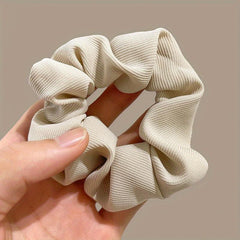Ribbed Scrunchies Hair Tie Ponytail Holder Hair Accessories