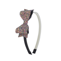 Princess Style Glitter Bow Knot Headband Hair Accessories