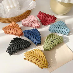 Fall Autumn Hair Clips Large Hair Claw Leaf Hair Clip
