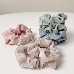 8pcs Satin Hair Scrunchies Hair Tie Ponytail Holder Accessories