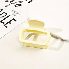 Small Candy Hair Claw Hollow Style Hair Claw Women Girls Shark Claw