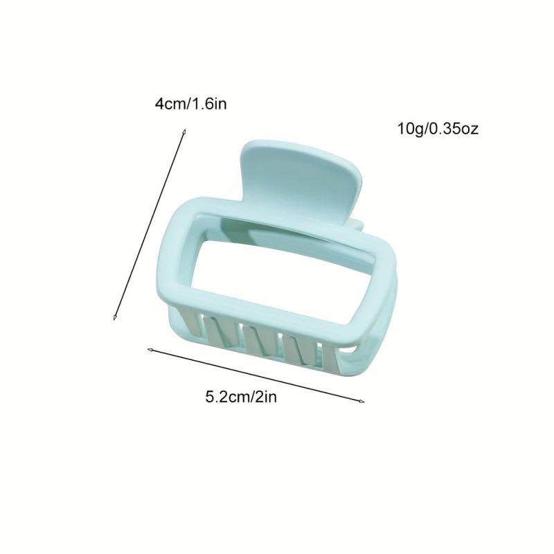 Small Candy Hair Claw Hollow Style Hair Claw Women Girls Shark Claw