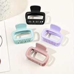 Small Candy Hair Claw Hollow Style Hair Claw Women Girls Shark Claw
