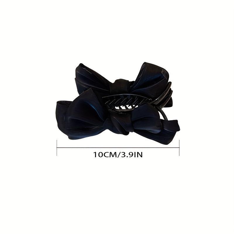 2pcs Bow Hair Claw Yarn Headdress Cloth Hair Accessory Hair Clip For Women Girls