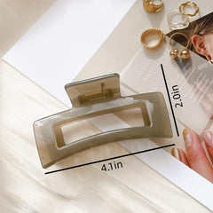 Large Transparent Hair Clips Hair Claws For Women