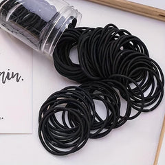 Solid Hair Tie Non Slip Scrunchie Ponytail Holder Elastic Hair Accessory
