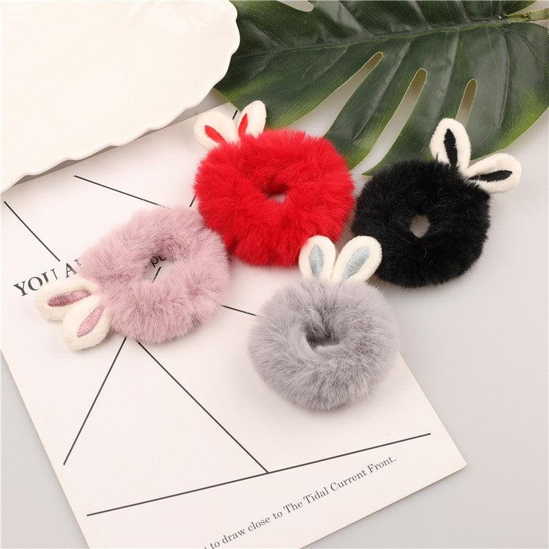 Rabbit Ears Plush Hair Tie Hair Accessories