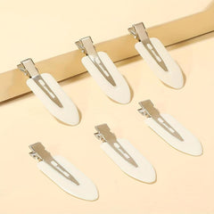 6pcs No Bend Hair Clip No Crease Hair Clip For Hairstyling