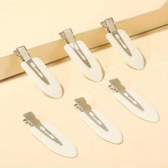 6pcs No Bend Hair Clip No Crease Hair Clip For Hairstyling
