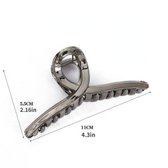 Metallic Hair Claw Ponytail Holder Hair Accessories