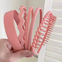 5pcs Toothed Non-slip Headband Hair Accessories for Women