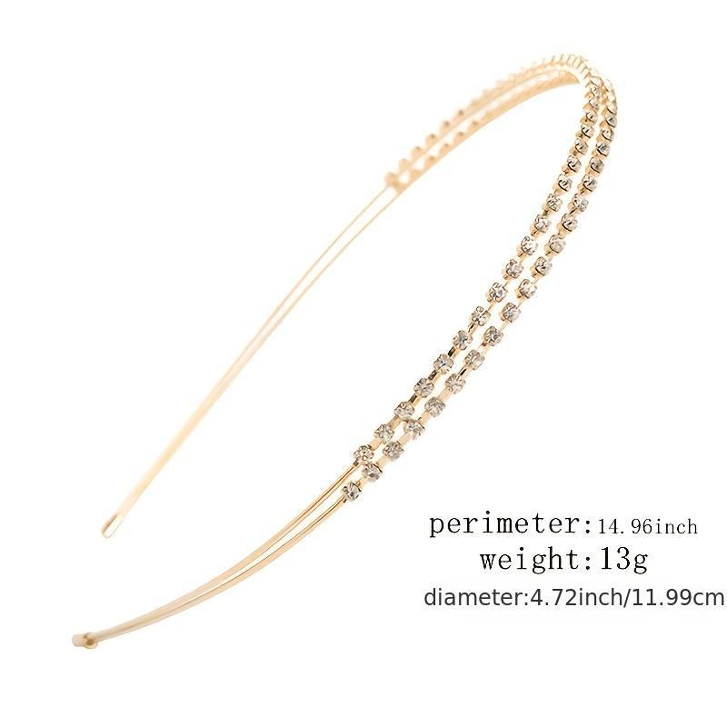 Crystal Rhinestones Headbands Wedding Party Hair Hoop Band Hairband