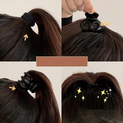 Small Octopus Hair Claw Ponytail Holder Solid Nonslip Hair Accessories