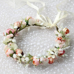 Sweet Wreath Flower Headband Wedding Bridal Garland Girls Women
