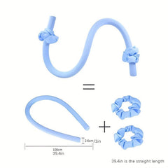 Heatless Curling Rod Headband Ribbon Silk Curls Ribbon Hair Rollers