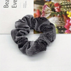 Ladies Large Scrunchie Hair Rings Retro Ponytail Holder Hair Accessories