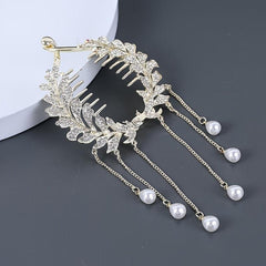 Glitter Hair Claw Bun Ballet Buns Shaper Tassel Hairpin