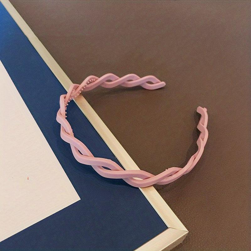 Wavey Hair Hoop Non Slip Headband Hair Accessories for Women Girls