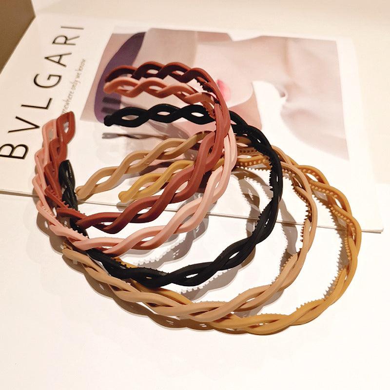 Wavey Hair Hoop Non Slip Headband Hair Accessories for Women Girls