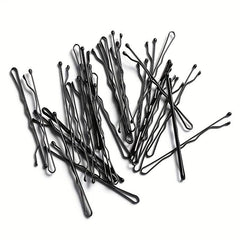 100pcs Metal Bobby Pin Solid Side Clip Hair Accessories