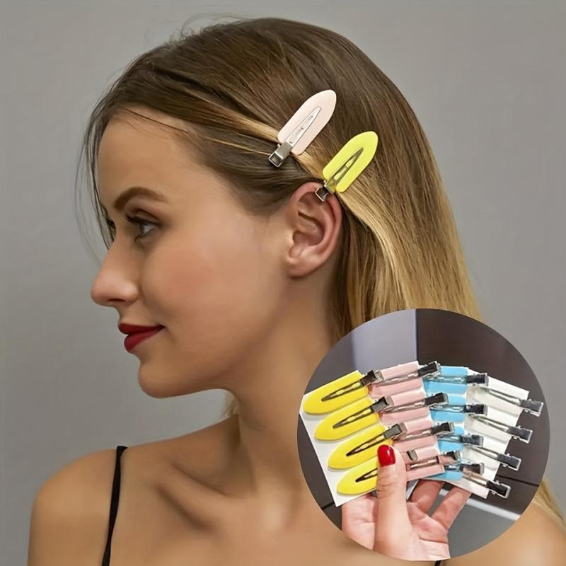4pcs No Crease Hair Clip for Hair Styling Women Girls Hair Clip