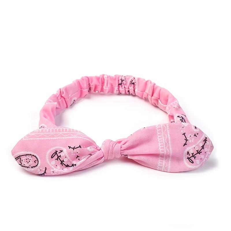 Boho Turban Headband for Women Non Slip Workout Sweatband