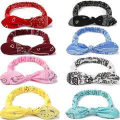 Boho Turban Headband for Women Non Slip Workout Sweatband