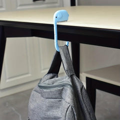 3pcs Elephant Shaped Desk Purse Hooks for Handbags Backpacks