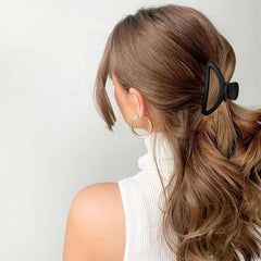 4pcs Neutral Claw Hair Clips Matte Hair Claw Clips For Thin Hair