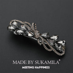 Colorful Crystal Hair Clip Retro Barrette Hairpin Hair Accessories
