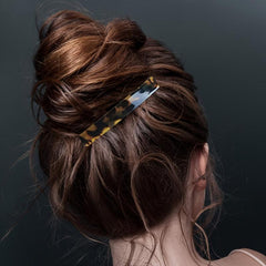 2pcs Tortoiseshell Hair Clip French Barrette Acetate Headwear