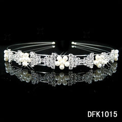 Rhinestone Wedding Headband Bridal Tiara Wedding Headpiece Bride Accessory