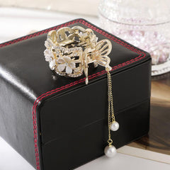 Vintage Rose Hairpin Hair Claw for Women Hair Clip Bridal Headwear