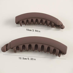 2pcs Banana Hair Clip Non Slip Hair Ponytail Clip Fine Hair Accessories
