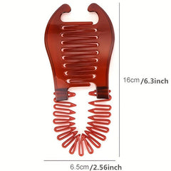Frosted Hair Clip Banana Clip Side Hair Comb Styling Tool