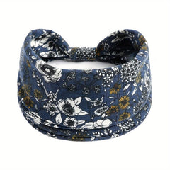 Boho Style Wide Knot Headband Sports Yoga Sweatband Hair Accessory