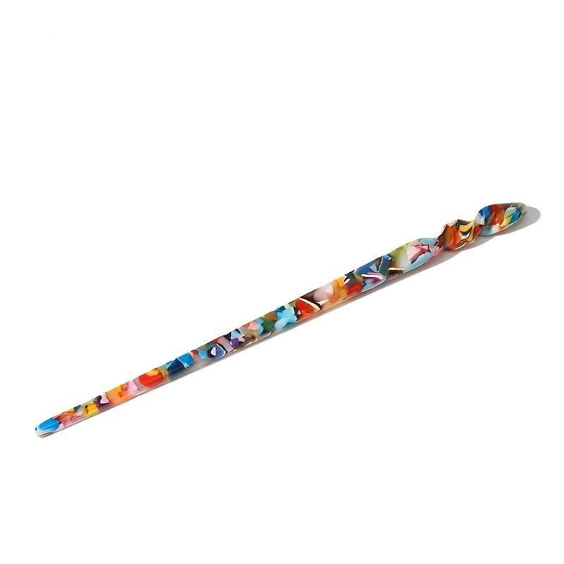 Leopard Print Tortoise Shell Hair Pins French Style Hair Clips For Women