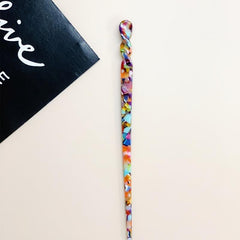 Leopard Print Tortoise Shell Hair Pins French Style Hair Clips For Women