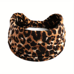 Bohemia Floral Bandeau Headband Wide Knot Hair Scarf Elastic Turban