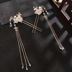 Chinese Hair Pin Hanfu Tassel Hair Pins Hairpin Set Hair Accessories