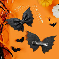 2pcs Bat Wing Hair Clip for Women Girls Halloween Party Costume