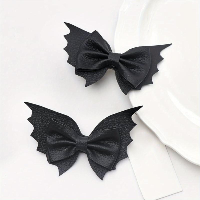 2pcs Bat Wing Hair Clip for Women Girls Halloween Party Costume