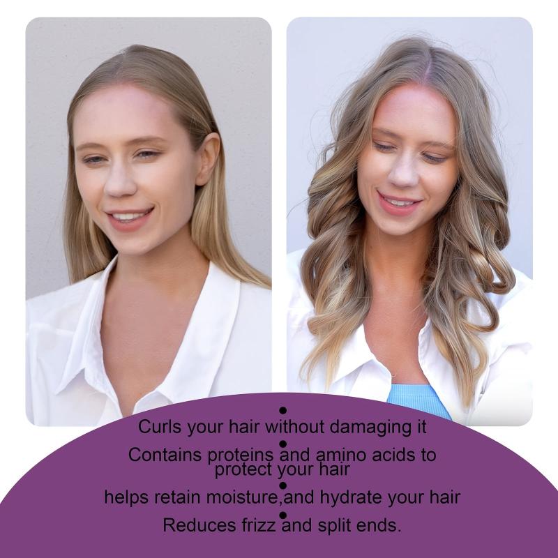 Heatless Curling Rod Headband Hair Curlers To Sleep In No Heat Curl Ribbon