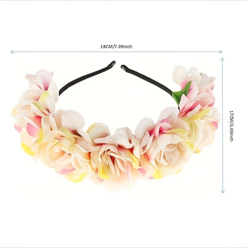 Women's Sweet Flower Headband for Travel Beer