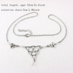 Gothic Irish Knot Head Piece Crystal Magic Wizard Rune Symbol Hair Accessory